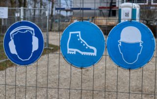 panneau de chantier à Nantes