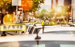 Taxi Rank In Frankfurt