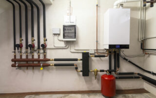 63828294 Condensing Boiler Gas In The Boiler Room
